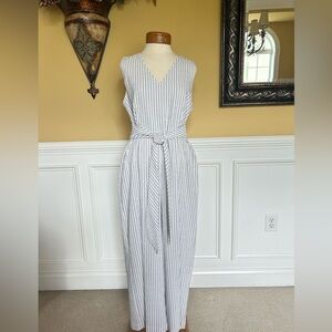 Calvin Klein Seersucker Pant Jumper. Size 12